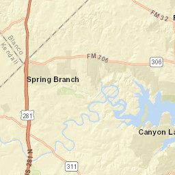 Las Brisas Dr, Canyon Lake, TX Street Map
