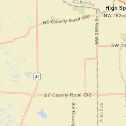 7758 Northeast County Road 340, High Springs Street Map