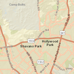 Vaquero Bend, San Antonio, TX 78256 Street Map