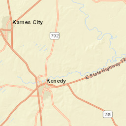 101-161 West Calvert Avenue, Karnes City Street Map