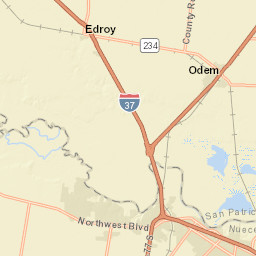 14512-14624 County Road 42, Odem, TX Street Map