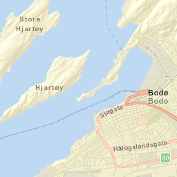 Bodø Street Map