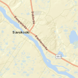 Savukoski Street Map
