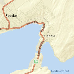Fauske Street Map
