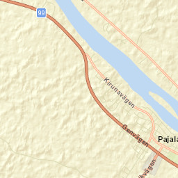 Pajala Street Map