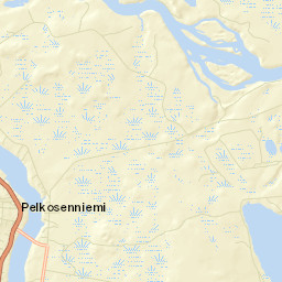 Pelkosenniemi Street Map