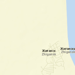 Zhigansk Street Map
