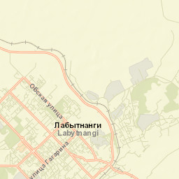 Labytnangi Street Map