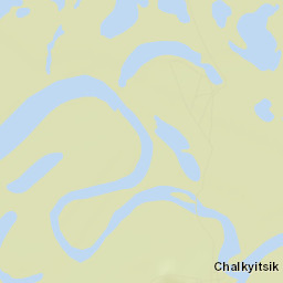 Chalkyitsik Alaska Street Map