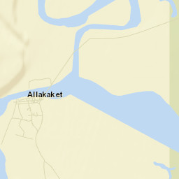 Allakaket Alaska Street Map
