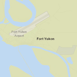Fort Yukon Alaska Street Map