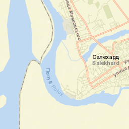Salekhard Street Map