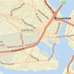 Rovaniemi Street Map