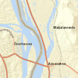 Övertorneå Street Map
