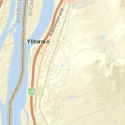 Ylitornio Street Map