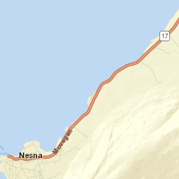 Nesna Street Map
