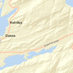 Dønna Street Map