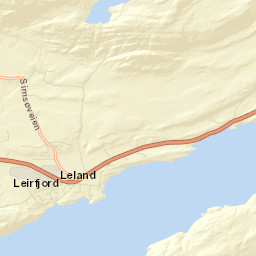 Leland Street Map