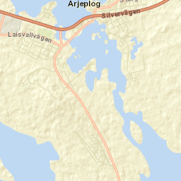 Arjeplog Street Map