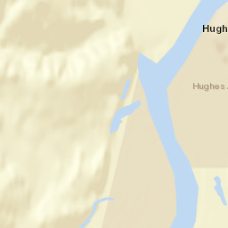 Hughes Alaska Street Map