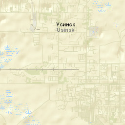Usinsk Street Map