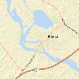 Råneå Street Map