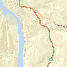Mosjøen Street Map