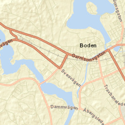 Boden Street Map