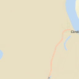 Circle Alaska Street Map