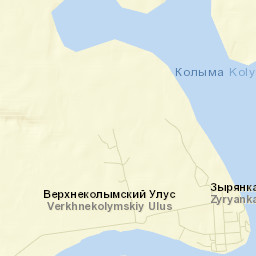 Verkhnekolymsky District Street Map