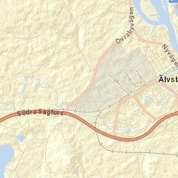 Älvsbyn Street Map