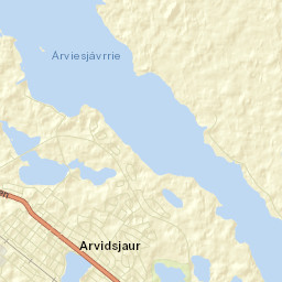 Arvidsjaur Street Map