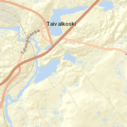 Taivalkoski Street Map