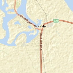Sorsele Street Map