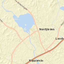 Norrfjärden Street Map