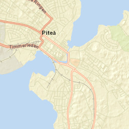 Piteå Street Map