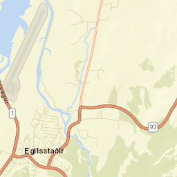 Egilsstaðir Street Map