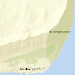 Neskaupstaður Street Map