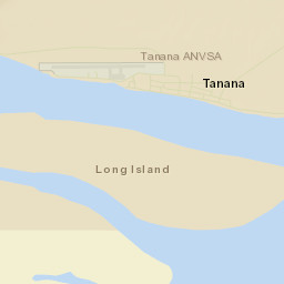 Tanana Alaska Street Map