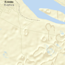 Kozhva Street Map