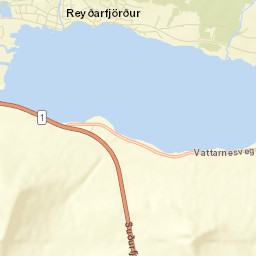 Reyðarfjörður Street Map