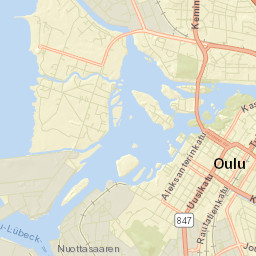 Oulu Street Map