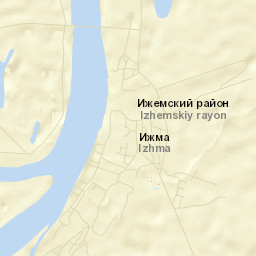 Izhma Street Map