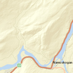 Namsskogan Street Map