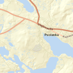 Puolanka Street Map