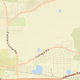 College Alaska Street Map
