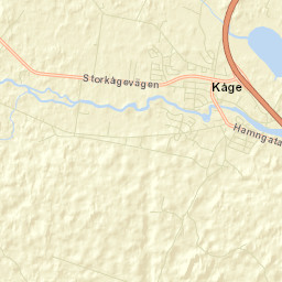 Kåge Street Map