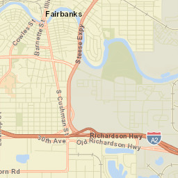 South Fairbanks Alaska Street Map