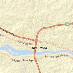 Skellefteå Street Map