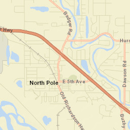 North Pole Street Map